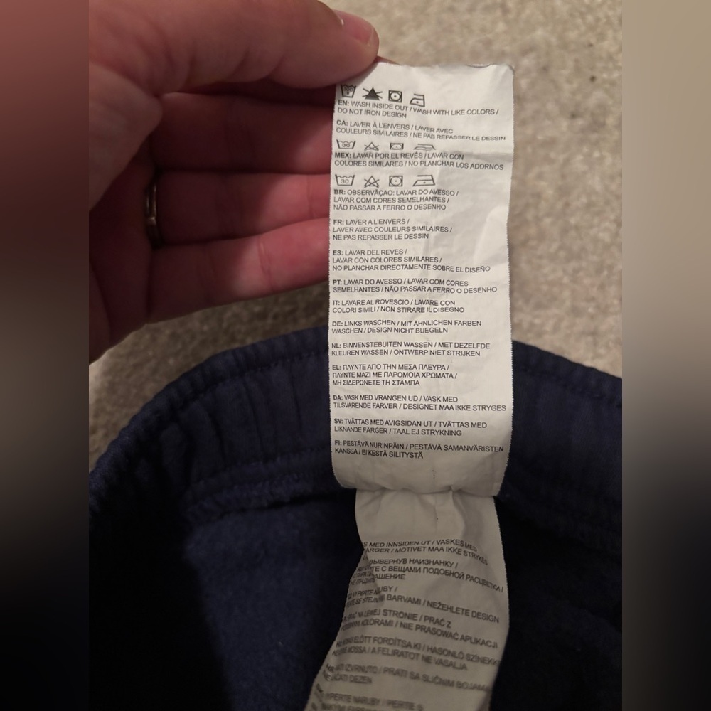 Nike Kids Navy Blue Sweatpants Youth Size - Picture 5 of 5